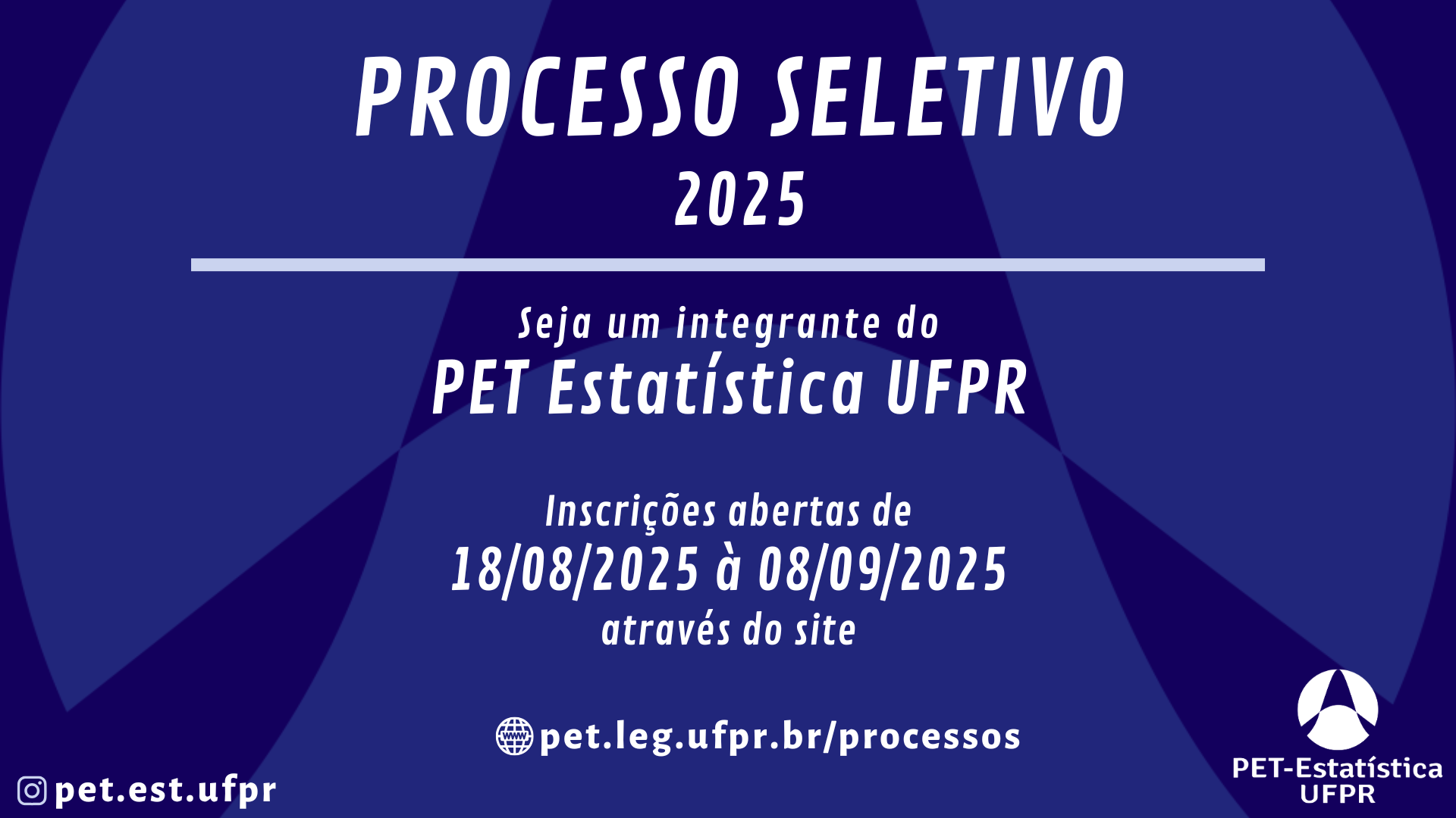 Edital de Seleção PET Estatística 2025