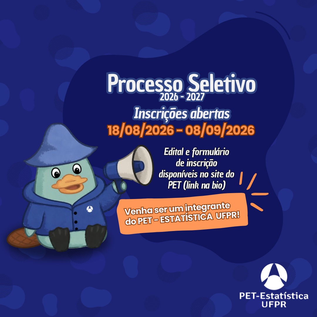 Processo Seletivo PET Estatística Ago/2026